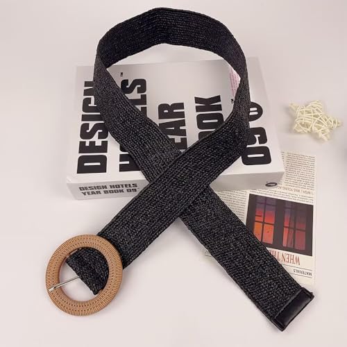 Chic and Artisanal Single - Piece Belt with Handwoven - Inspired Buckle and Textured Strap2