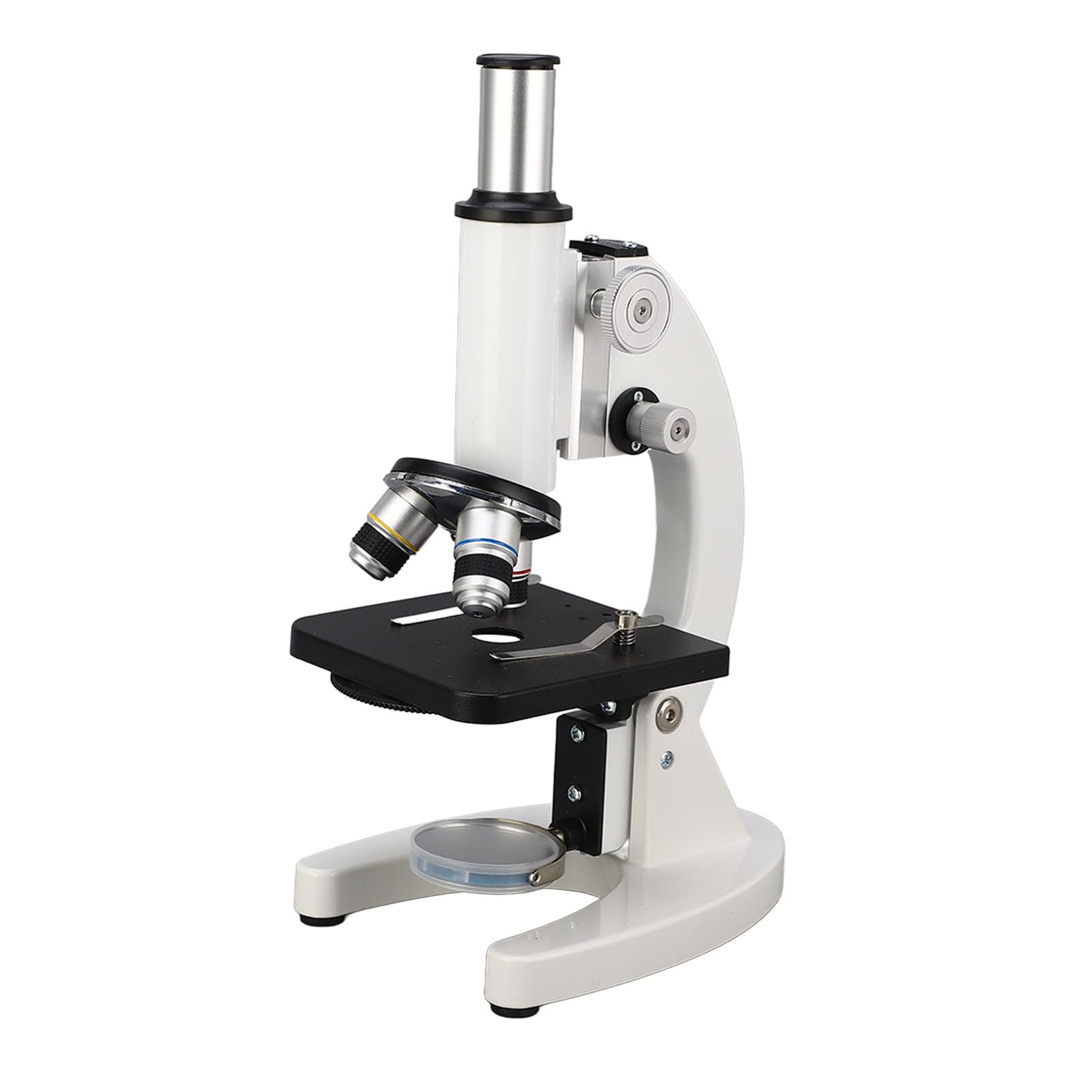 Omabeta Kit Microscopio Monoculare in Acciaio Inossidabile 640X HD per Visione Chiara, Ricerca Sui Tessuti e Altro con Custodia per Ricercatori di Laboratorio