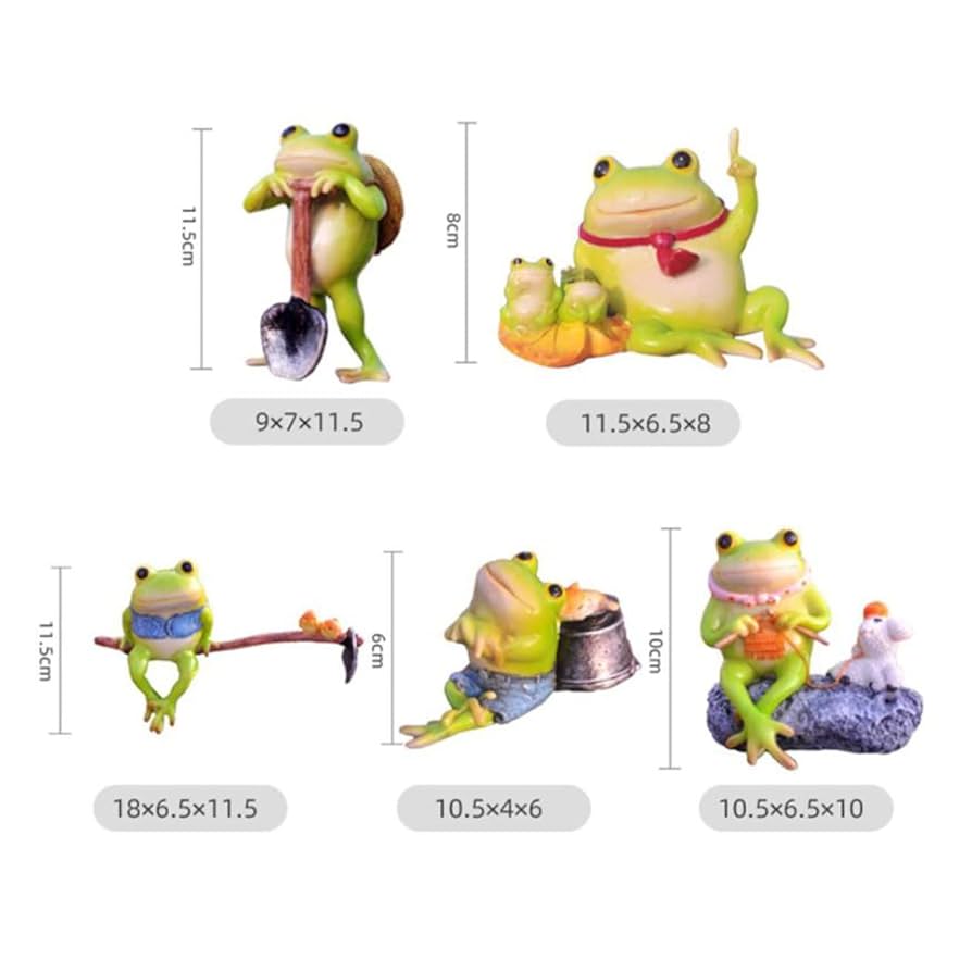 Amazon.co.jp: LxRx9 カエル置物 蛙 オブジェ 面白い 卓上