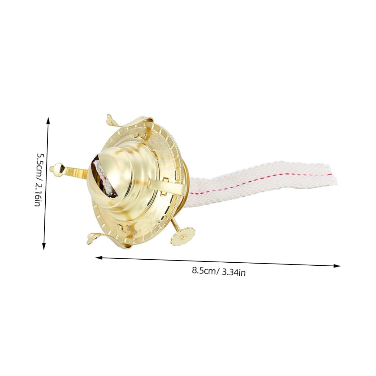 HOLIDYOYO Vintage Oil Lamp Parts Kerosene Lamp Burner Wick Holder Replacement Wick