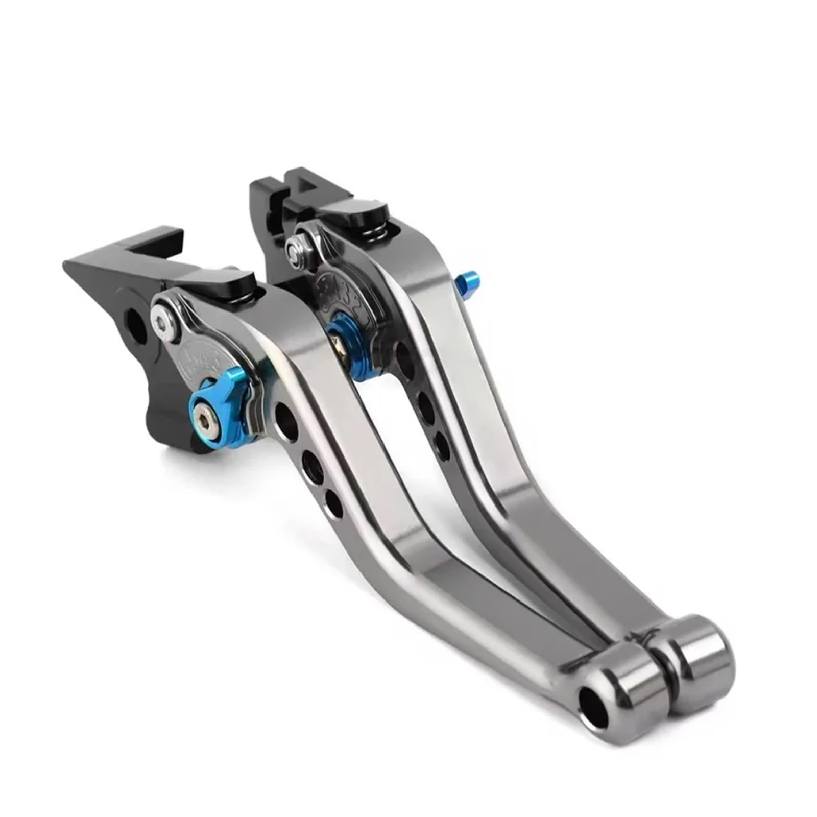 Ywqjiopm Titanium Blue Motorcycle Brake Clutch Lever For Stelvio 2008-2016 Griso 2006-2016 Motorcycle Adjustable Brake Clutch Lever Brake Handle