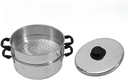 Panela de Vapor Aço Inoxidável Multiuso para Arroz, Legumes e Alimentos, Arrozier para Cozimento a Vapor no Brasil