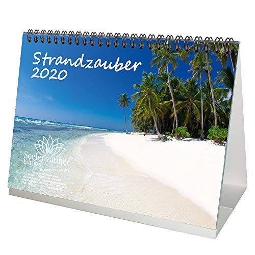 Télécharger Calendrier de table de plage DIN A5 2020, plage et plages - 1 coffret cadeau - 1 carte de vœux et 1 PDF