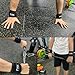 FYGL Weightlifting-Wrist-Wraps - Neoprene Padding for Enhanced Grip and Support in Powerlifting, Weight Lifting and Deadlift, Black with Square Buckle