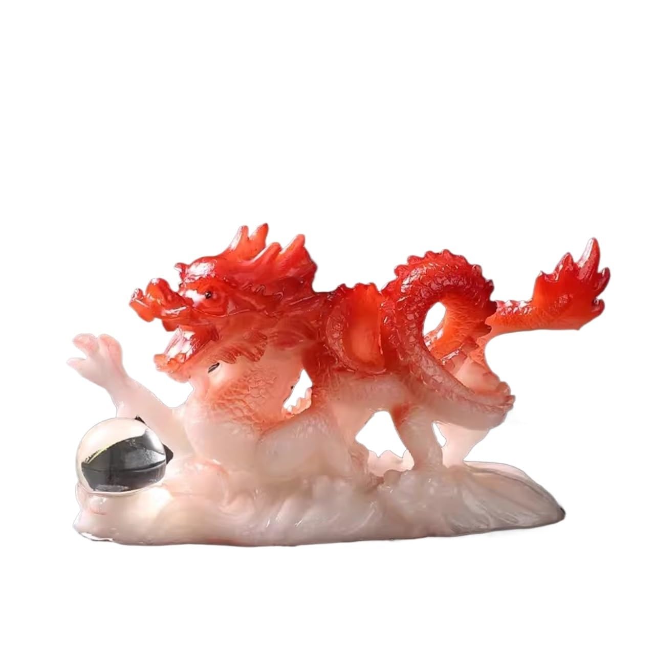 ENGENDER Kung Fu Tea Pet Tea Pet Ornaments To Attract Wealth, Creative High-temperature Color-changing Handmade Statues, Accessories(B)