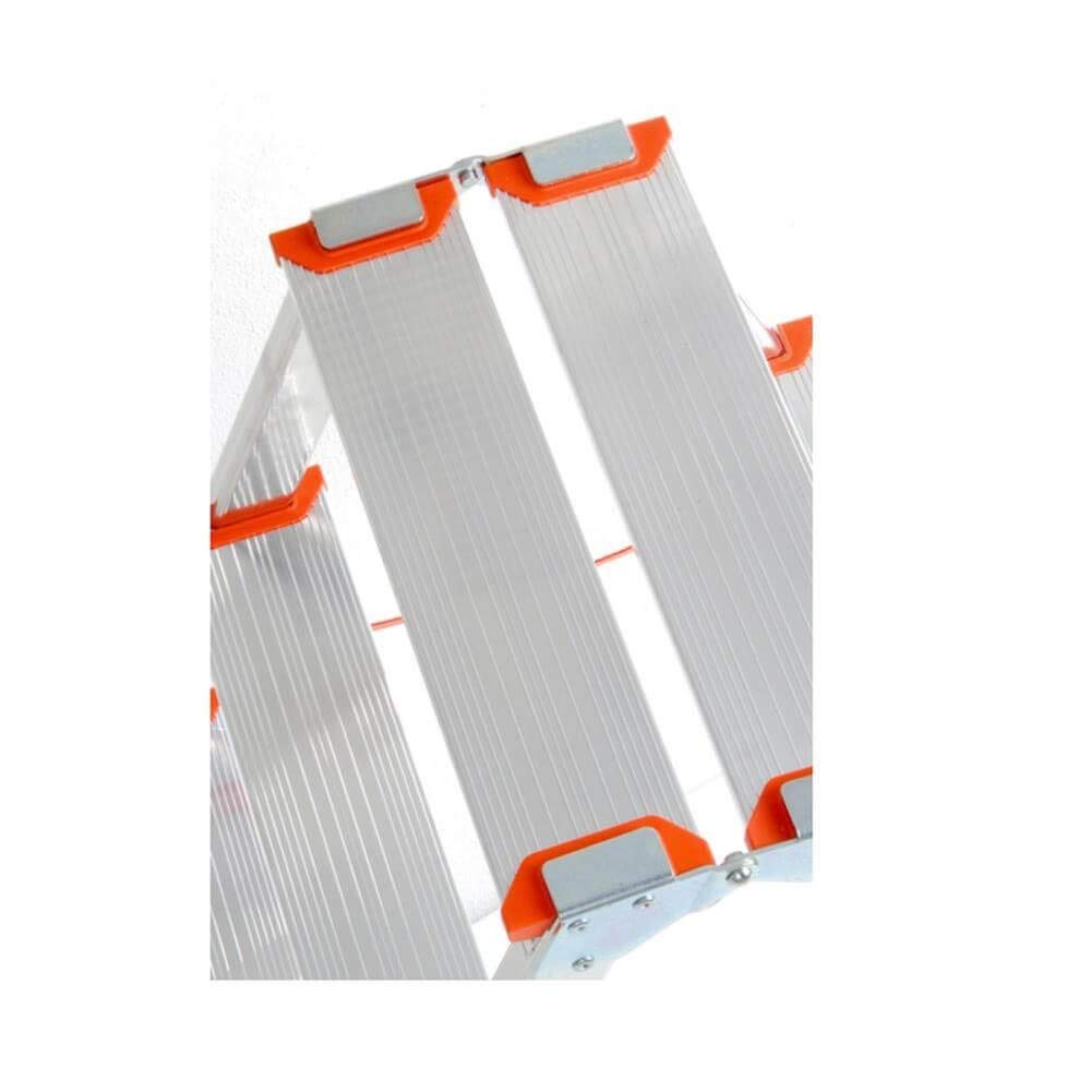 SCALA SCALETTO SGABELLO SALITA DOPPIA ALLUMINIO 4 + 1 GRADINI GIERRE BA230