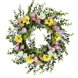 Wacar Frühlingskranz W2Q2Q6R1S Türdekoration