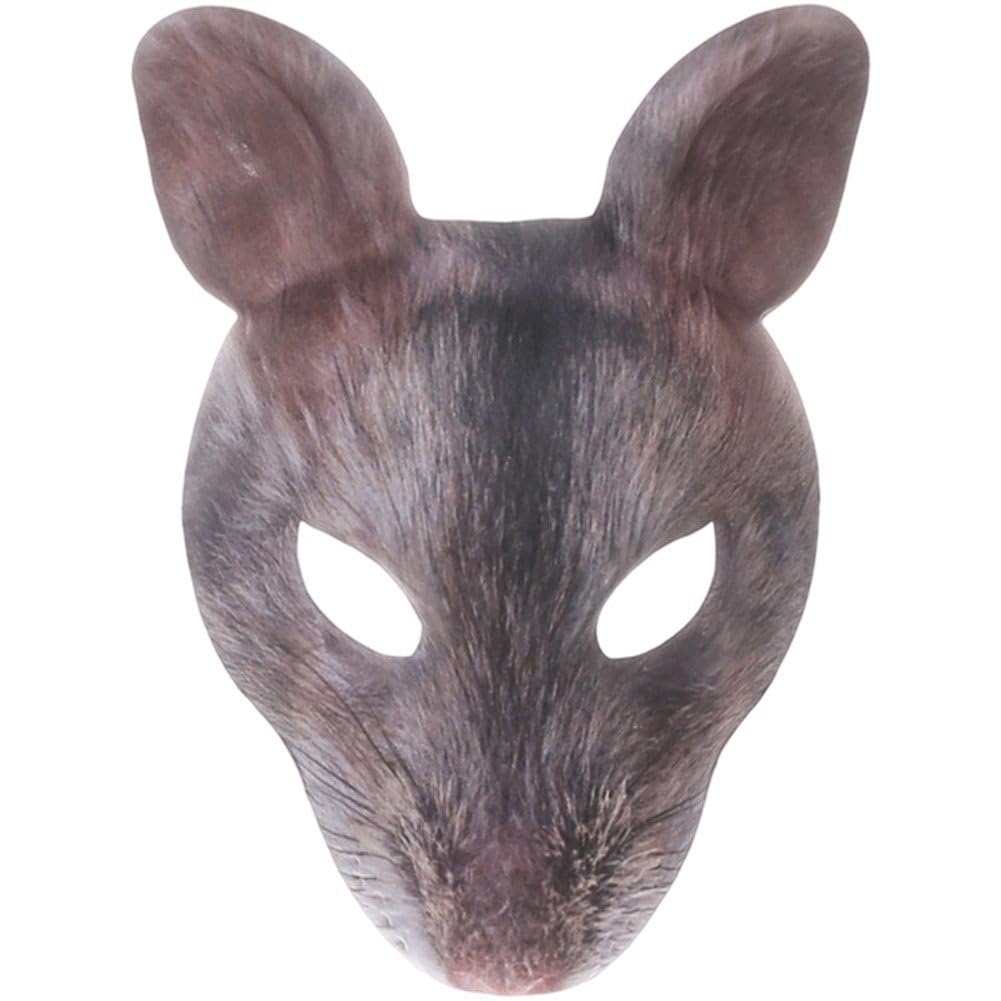 Lamdbao Animal Masks Halloween Mouse Mask Cosplay Rat Mask for Masquerade Easter Halloween Party Costume Props