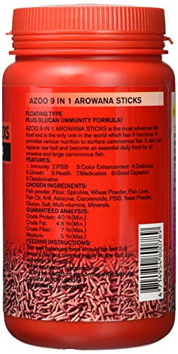 Azoo-Arowana-Sticks-9-in-1-Aquarium-Baby-Fish-Food-900ml