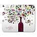 Produktbild Mauspads Bunte Weinhochzeits- und Champagnerflaschenblasen Abstrakte Blumenmauspad für Notizbücher, Desktop-Computer-Matten Büromaterial