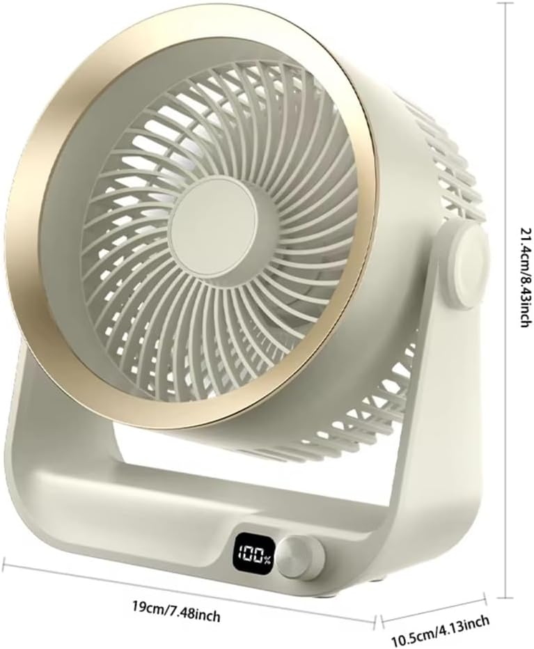 Hanging Fan Intelligent Timer Desk Fan for Quiet and Powerful Airflows at Home