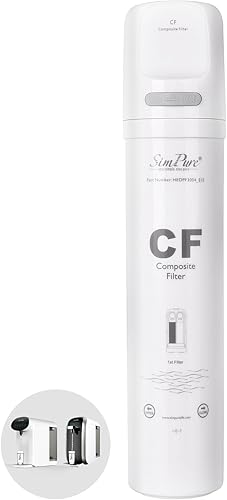 SimPure Cartucho de repuesto de filtro CF serie Y7/Y7P para SimPure Y7, Y7P-W, Y7P-BW, cartucho de repuesto de 6 meses (1 paquete)