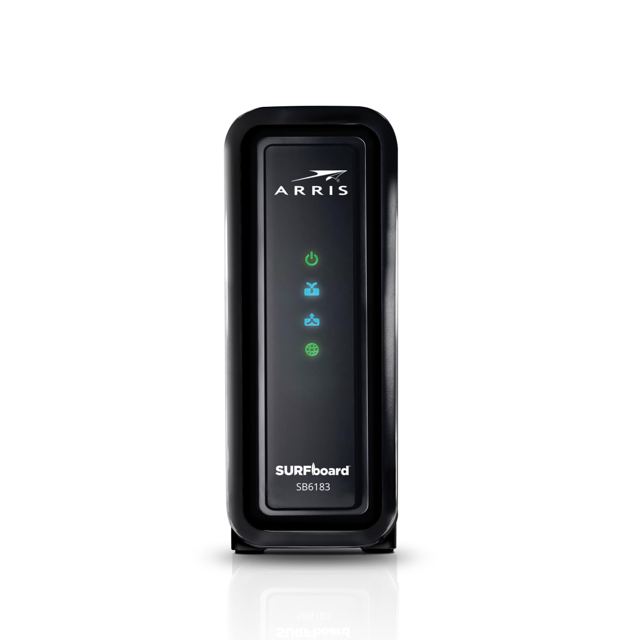 ARRIS SB6183 Modem câble – Modem câble DOCSIS 3.0 16 x 4 Gigabit Rapide, pour Comcast Xfinity, Cox, Spectrum et Plus, Port 1 Gbit/s, Vitesse Internet maximale de 400 Mbit/s