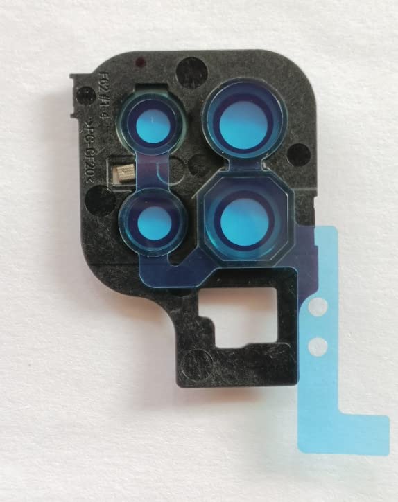 Image of Back Camera Glass with Adhesive Sticker Compatible with Samsung Galaxy F62 : Blue