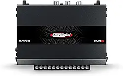 Módulo Amplificador Soundigital 800.5 Evo6 Classe D 5 Canais - 4 Canais Estéreo 4 Ohms Ou 2 X Bridge 8 Ohms - 1 Canal Para Subwoofer 4 Ohms - 800 Wrms Sd800.5 800.5-4 Evo6