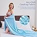 Topcee Cooling Blanket, Summer Cooling Blankets for Hot Sleepers, Arc-Chill Q-Max>0.5 Cool Fiber, Oeko-TEX 100% Certified, Soft, Breathable, Double-Side Bed Throw,Keep Cool for Adults Kids 50