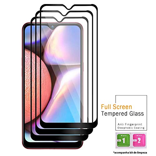 Kit 2x Películas Vidro 3D Samsung Galaxy A10S A20S A30S + Kit Aplicação (Galaxy A10S)