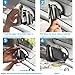 Rear View Mirror, 11.8 Inch Panoramic Anti-Glare Rearview Mirror, Car Interior Clip-On Wide Angle Rear View Mirror to Reduce Blind Spot Effectively for Car SUV Trucks – Convex - Blue