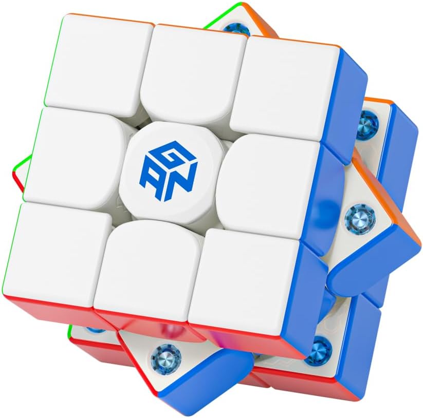 Cubelelo GAN 356 ME (v2-Frosted) 3x3 Magnetic Speed Cube | New Version | Premium Smooth Turning Puzzle for Speedcubing | Fast & Stable Competition-Ready Cube for Beginners & Professionals