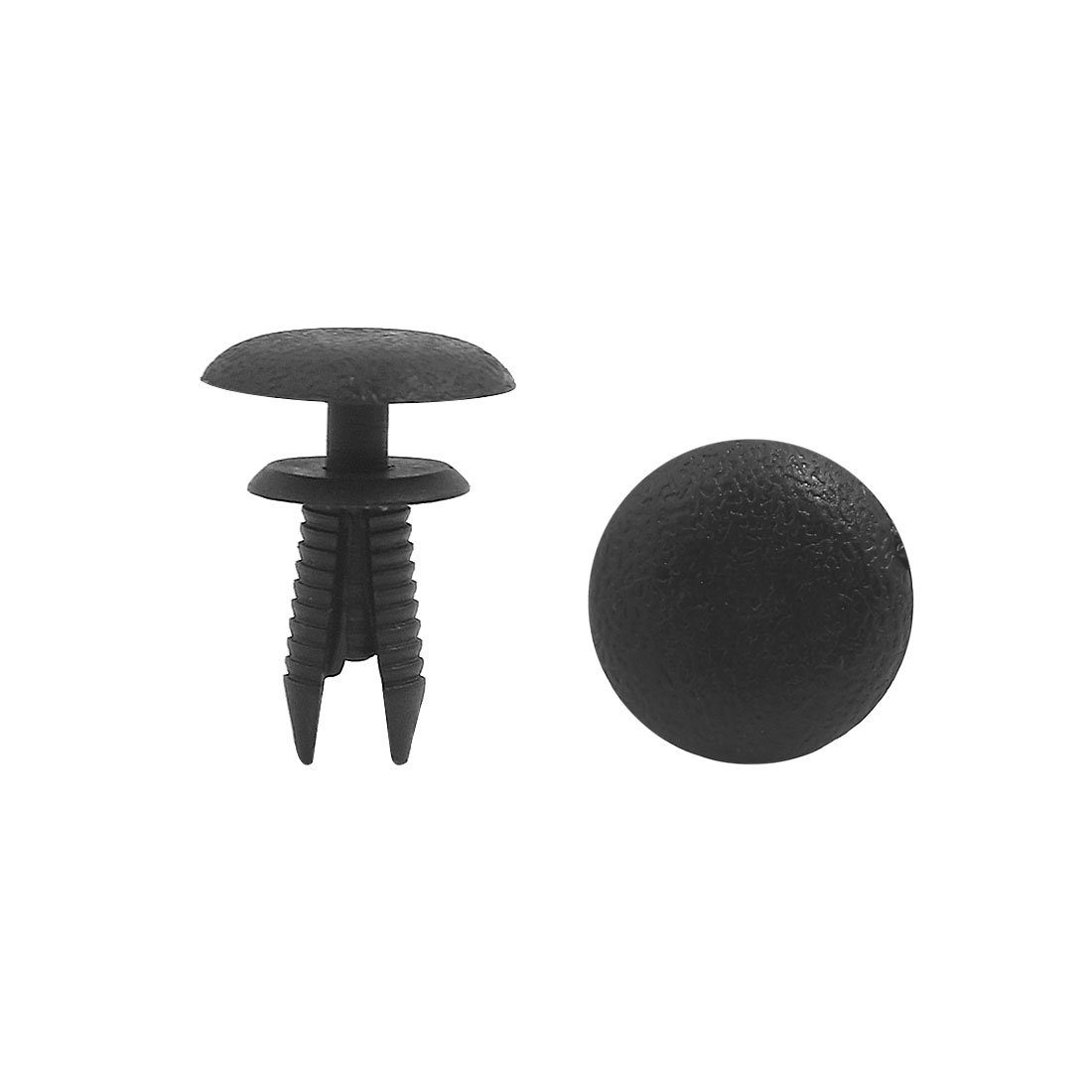 20 Pcs Clips Fixation Rivets Plastique Blanc Gris 8mm - Voiture Et Intérieur