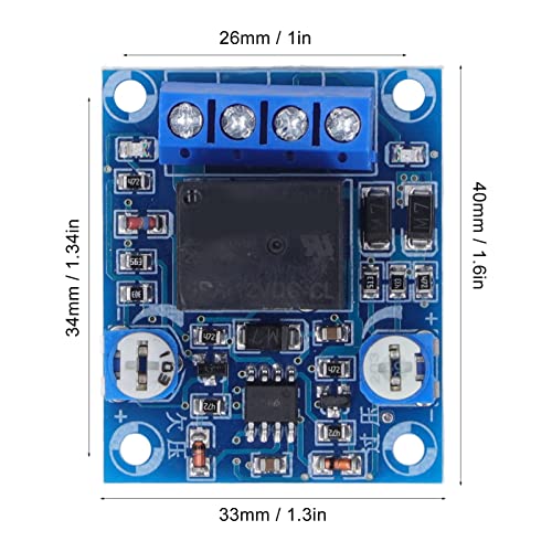 Image of Battery Undervoltage Control Module, Adjustable 12V Auto Recovery Power Switch Protection Board for Battery Systems PCB 20A ±0.1V 2 Pack