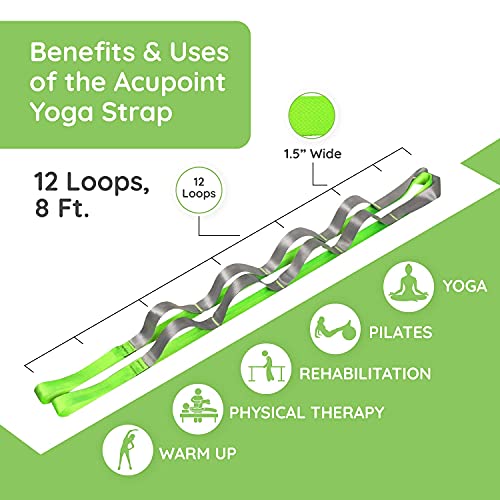 Acupoint Physical Massage Therapy Ball Set - Ideal For Yoga, Deep Tissue Massage, Trigger Point Therapy And Myofascial Release Physical Therapy Equipment Yoga Stretching Strap With Loops - 12 #TOP4