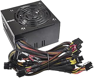 Evga 600 W1, 80+ White 600W, Power Supply 100-W1-0600-K3, Black