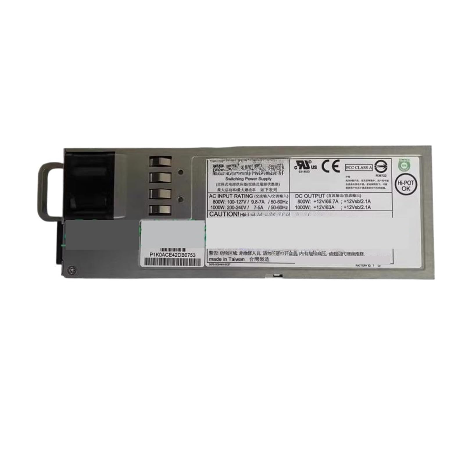 SWEWDSQG PWS-1K02A-1R 1000W Power Supply