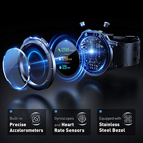 Arbily Smartwatch Hombre, Reloj Inteligente con Pantalla Tátil Completa,  Reloj Deportivo Impermeable IP68, Reloj Digital Fitness Tracker para  Android iOS Huawei Samsung Xiaomi - Móviles y Accesorios al Mejor Precio