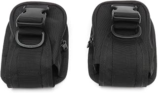 Uxsjakjsd Bolsas para Lastre de Buceo con Hebillas de Liberación Rápida, Bolsillo para Contrapeso de Buceo de 5 LB, Color Negro.