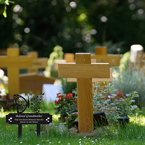 Memorial Stakes Grave Decorations For Cemetery Grave Plaque Stake Markers Memorial Plaques Sympathy Garden Stake Waterproof Grave Stake Garden Cemetery Decorations For Grave Yard (Butterfly) #TOP6