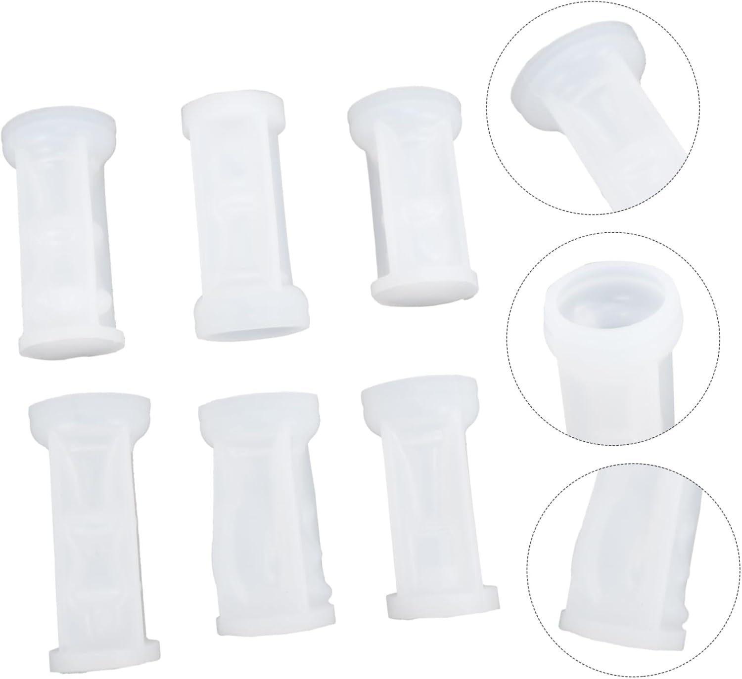 6Pcs Chess Candle Silicone Molds for DIY Aromatherapy Crafts and Ornaments