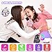Mgaolo Mini Karaoke Machine for Kids Adults,Portable Bluetooth Speaker with 2 Wireless Microphones,Gift Toys with MP3 Player for Boys Girls 3-12 Year Old Birthday Family Home Party Present (Purple)
