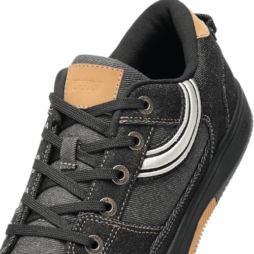 Image of By Sachin Tendulkar Unisex Sundowner Lifestyle Denim Sneakers | All Day Comfort