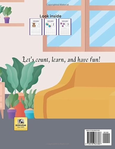 kindergarten numbers workbook - Fun and Engaging Activities for Learning to Count, Write, and Recognize Numbers 1-20 with Tracing, Counting, and ... for Preschool and Early Elementary Students" – vue 2