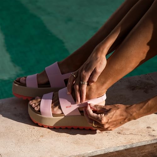 Image of REEF Women's Sandal, Water Vista Higher, English Rose, 11