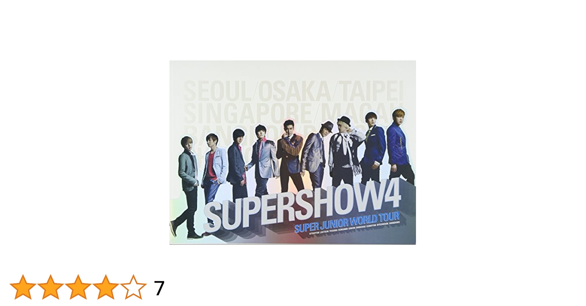 SUPER JUNIOR ドンへ SUPER SHOW4写真集 ポラロイド② Amazon.co.jp: Super Junior - Super Show 4 コンサート写真集