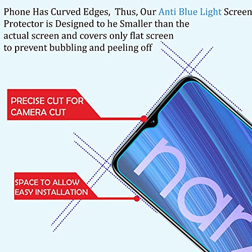 Image of DD SON2.5D Anti Blue tempered Glass for Realme Narzo 50A, Narzo 50A Prime,50i,30A, Narzo 10, 10A, 20, 20A, C11, C12,C15, C20, C21, C25 With Full Screen Coverage [Except Edges]
