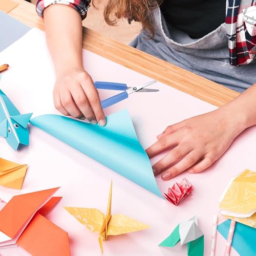 tesoura adaptável Mini tesoura de laço de abertura automática tesoura de segurança infantil tesoura