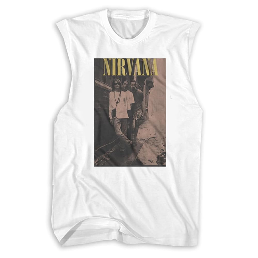 ヴィンテージ NIRVANA ノースリーブシャツ 9/12 In Store Today Online 21:00- . #nirvana