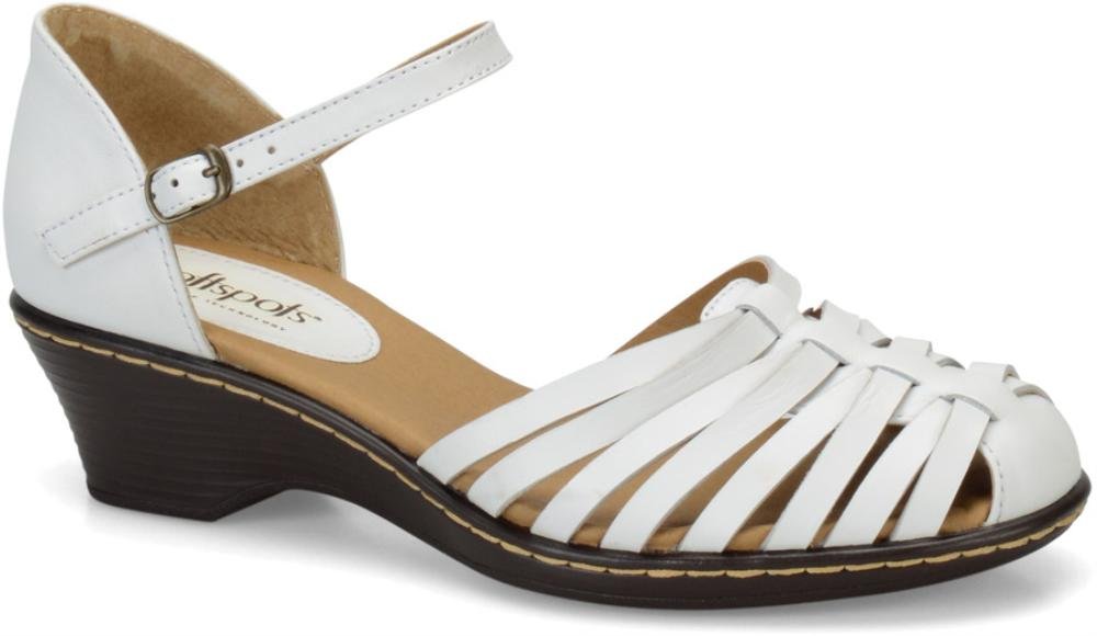 Comfortiva Tatianna - Soft Spots - Sandals for Women - Leather Upper - Adjustable Ankle Strap - Lightweight