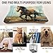KJIZMO Horse Painting Dog Bed Mat, Soft Comfortable Warm Crate Pad with Anti-Slip Bottom, Machine Washable Pet Mattress for Pets Sleeping for Large Medium Dogs & Cats 24x18in