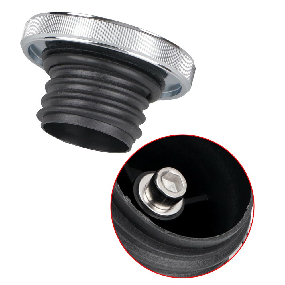 Baceyong 1 bouchon de réservoir de carburant de moto pour tous les modèles Compatible avec Harley à partir de 1982