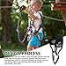 slacklines ziplines Pulley Kit - Steel Pulleys with Six Rollers, Backyard Adventure Equipment | Outdoor Zip Line Pulley System, Easy Install Strong Load Capacity Set for Children, Boys, Girls