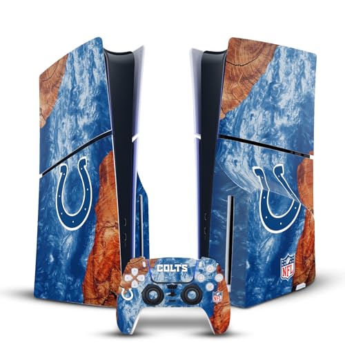 Skin PS5 Slim Vinyle NFL Indianapolis Colts : Personnalisez votre Espace Gaming Salon