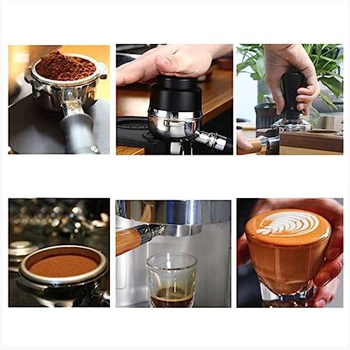 Tamper de café de 58 mm con profundidad ajustable y escala para espresso 5