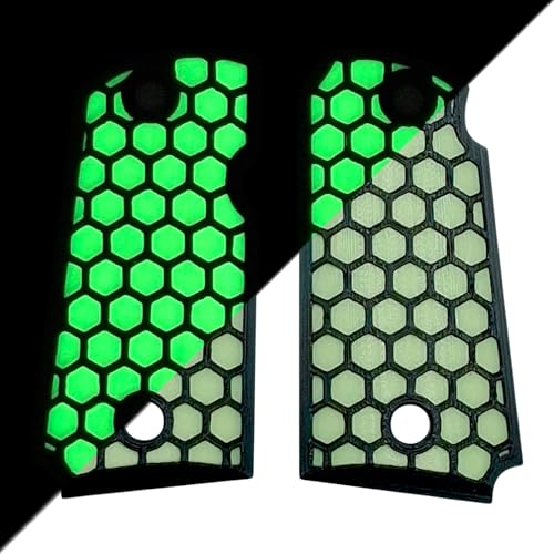 Glow in The Dark Honeycomb Printed Kimber Micro 9 Grips