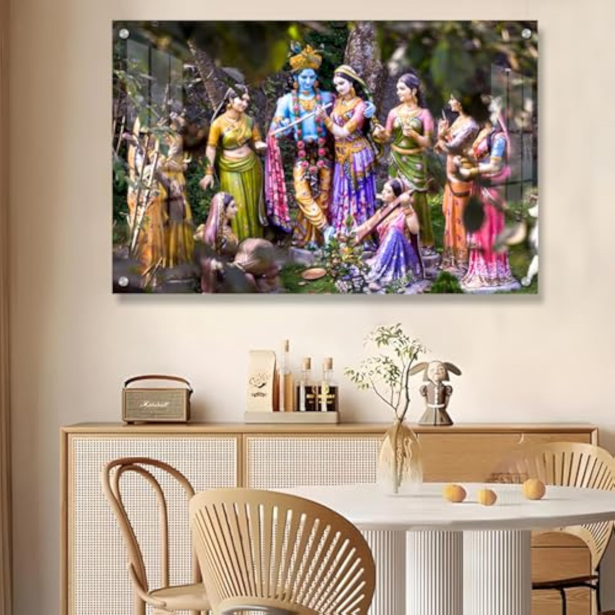 Radha Krishna Wall Frame for Home Decor