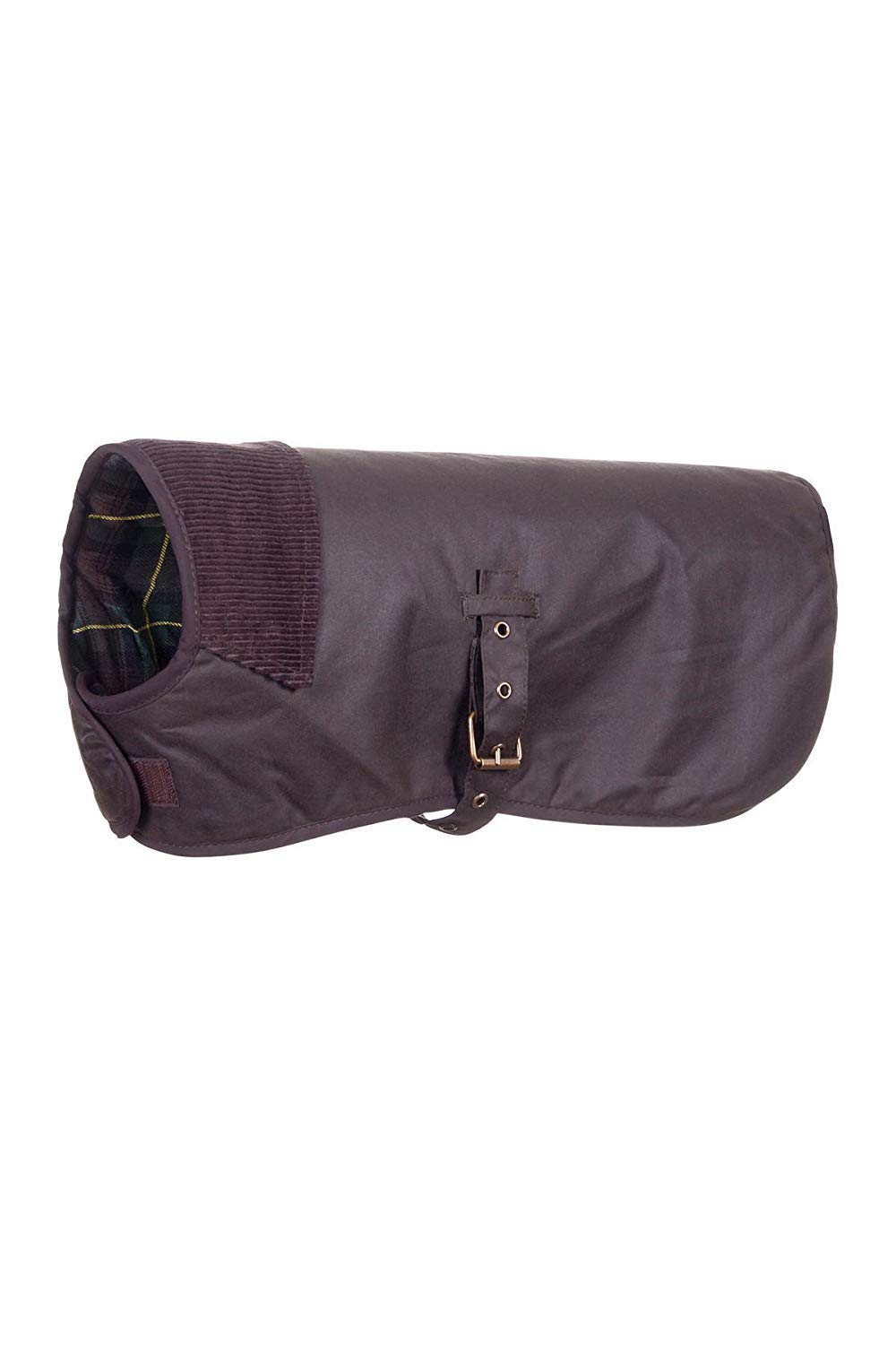 Rydale 100% Waxed Cotton Dog Coat Winter Warm Adjustable Pet Jackets - Made in the UK (24", Brown)
