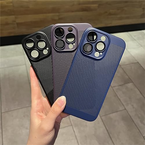 Coque fine pour iPhone 13 mini protection objectif coque polycarbonate respirante 5.4 pouces